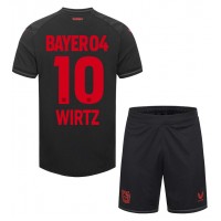 Dres Bayer Leverkusen Florian Wirtz #10 Domaci za djecu 2023-24 Kratak Rukav (+ kratke hlače)